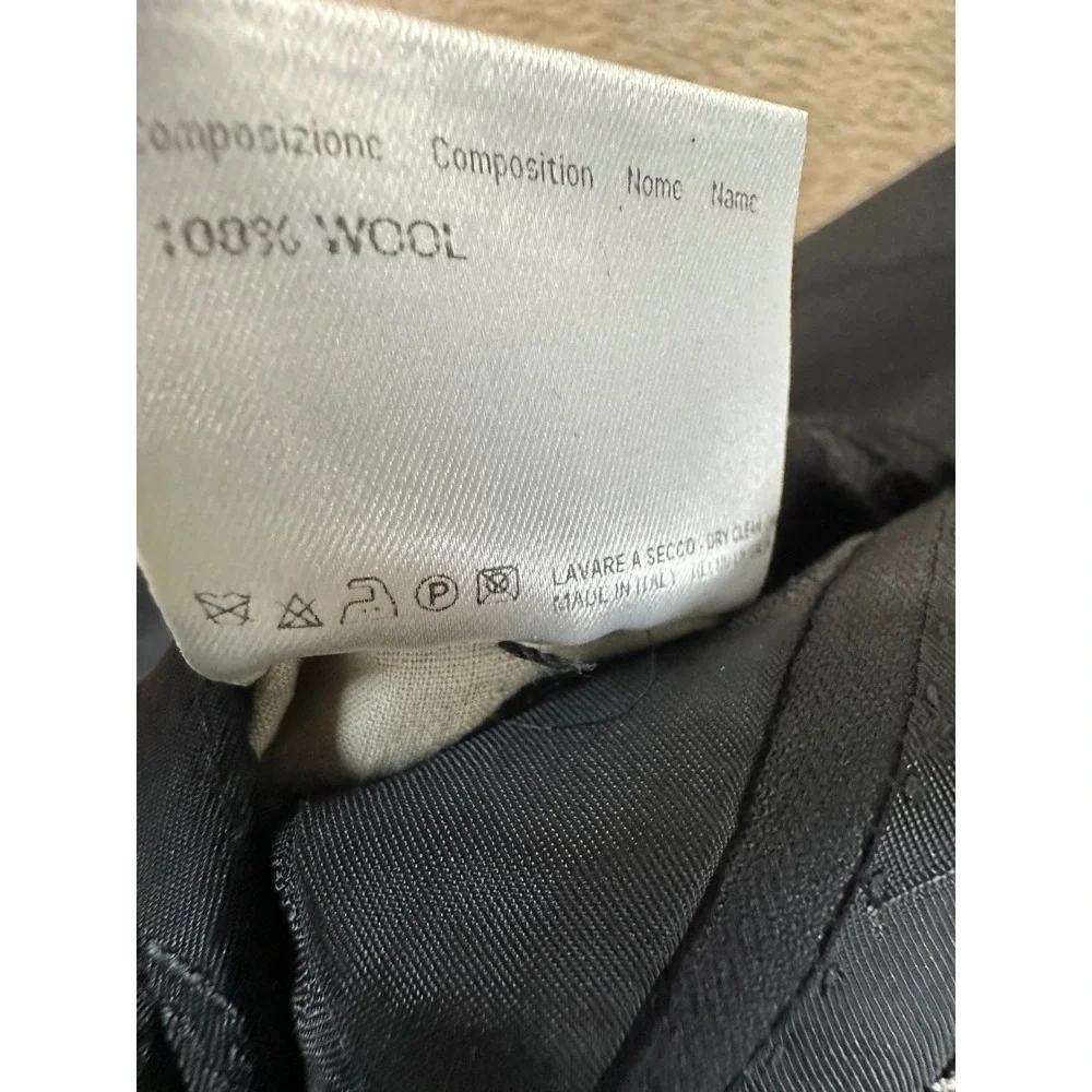 Brioni‎ Nomentano Blazer Mens 46L Black Pinstripe Wool Sport Coat Italy EUC
